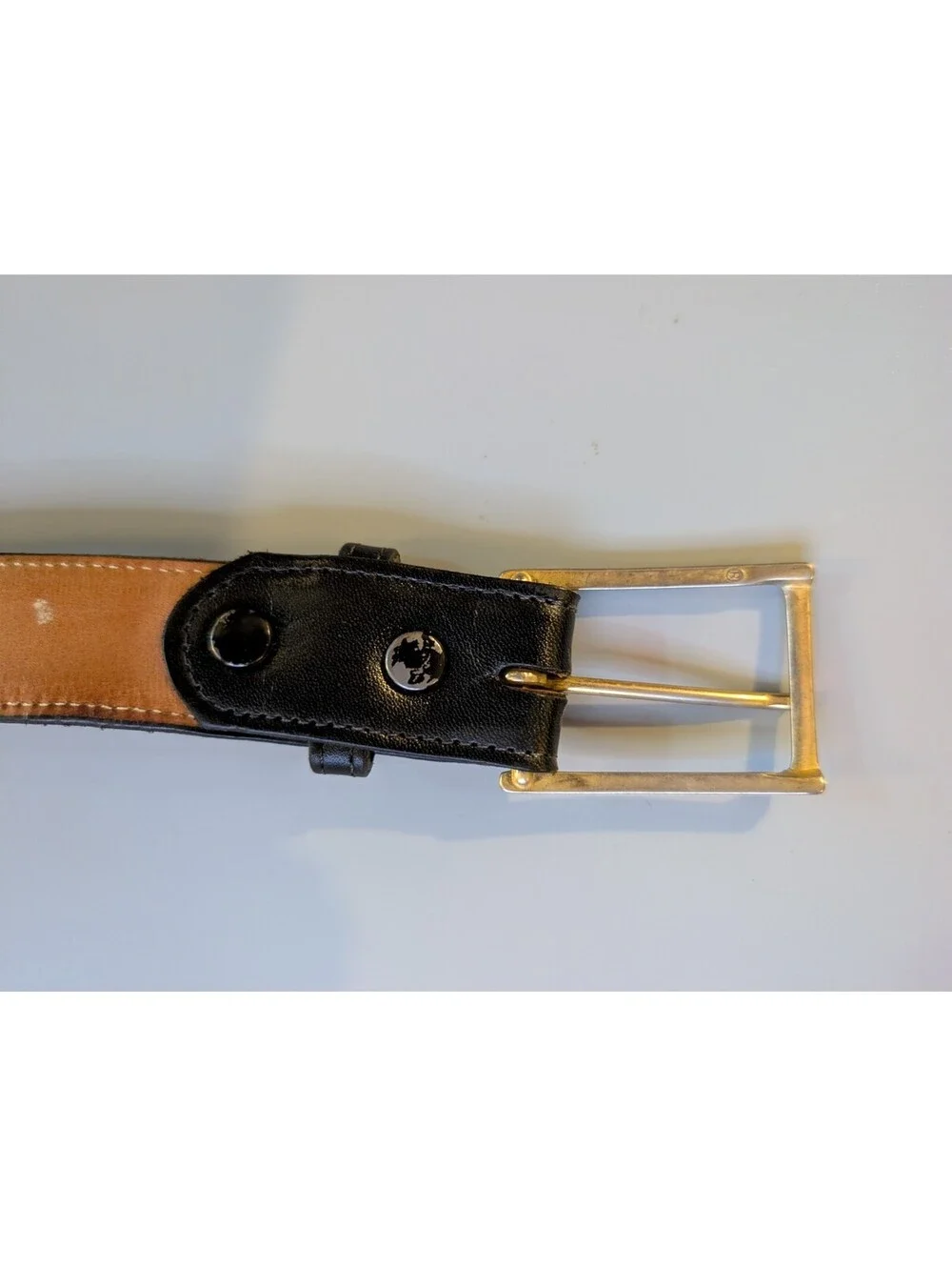 Vintage Justin Top Grain Cowhide Leather Western Belt Strap Made USA 38